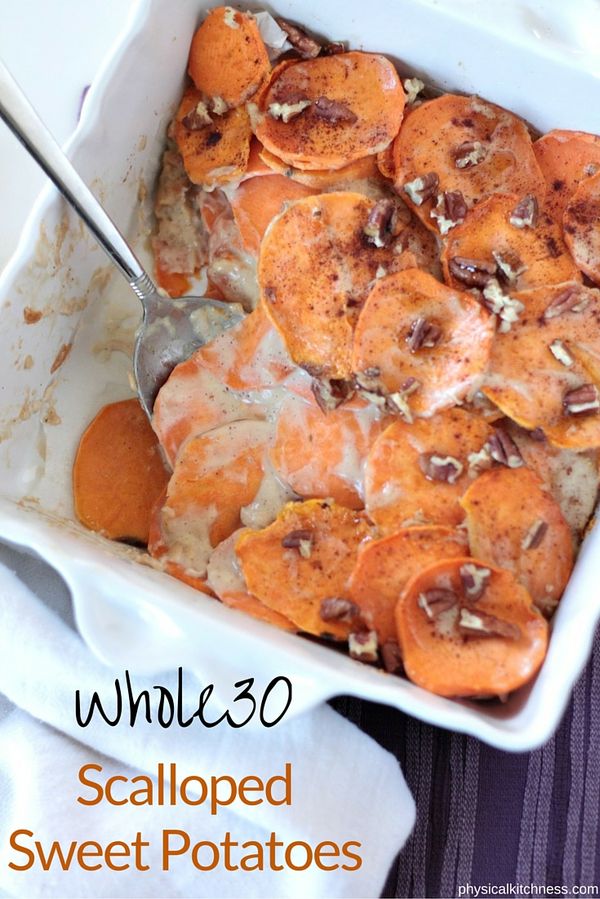 Whole30 Scalloped Sweet Potatoes