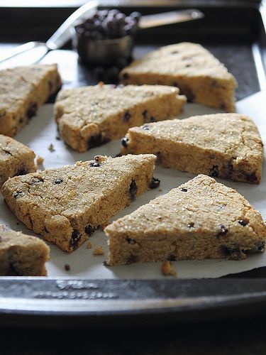 Wild blueberry orange scones