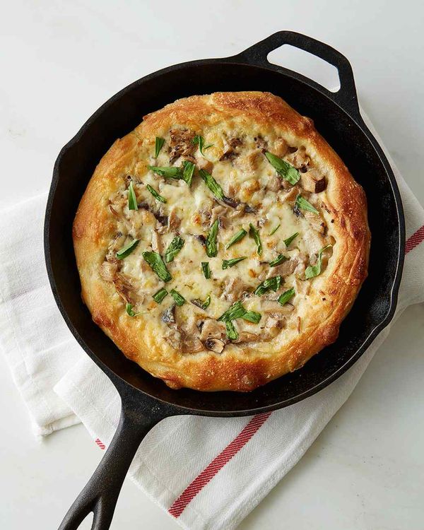 Wild Mushroom Skillet Pizza