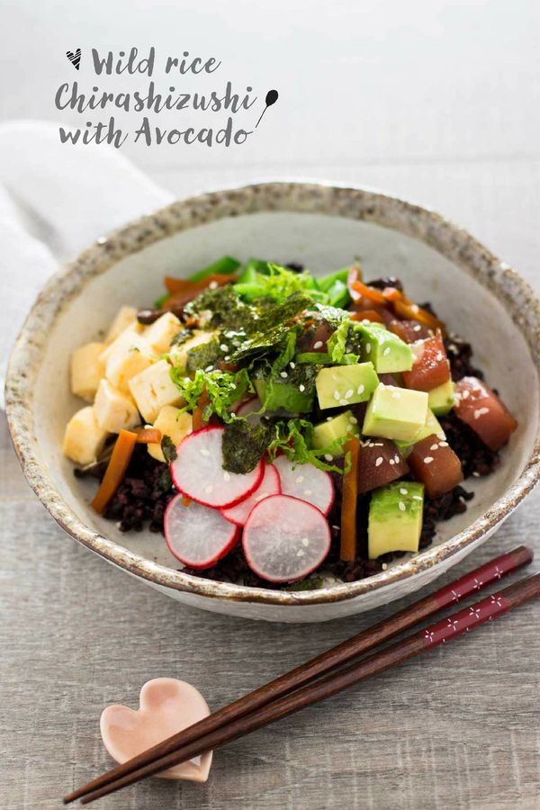 Wild rice Chirashizushi with Australian Avocado