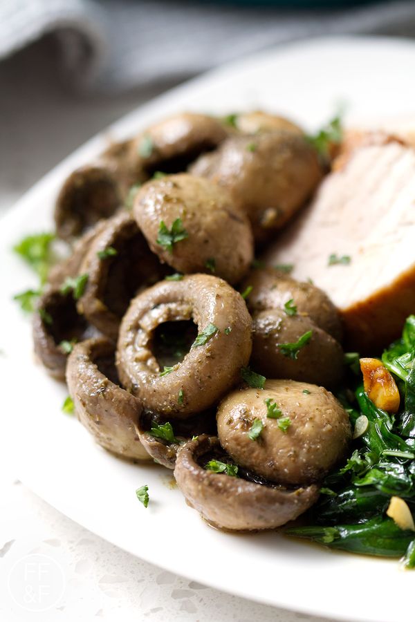 Wine Braised Mushrooms (Vegan, AIP