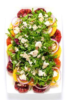 Winter Citrus Salad with Arugula and Goat Cheese