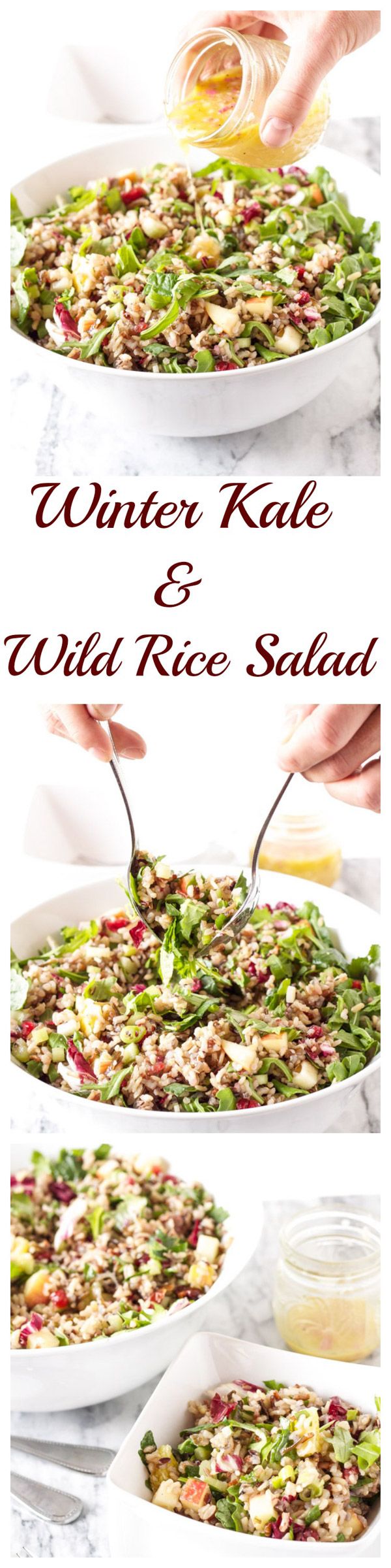 Winter Kale and Wild Rice Salad