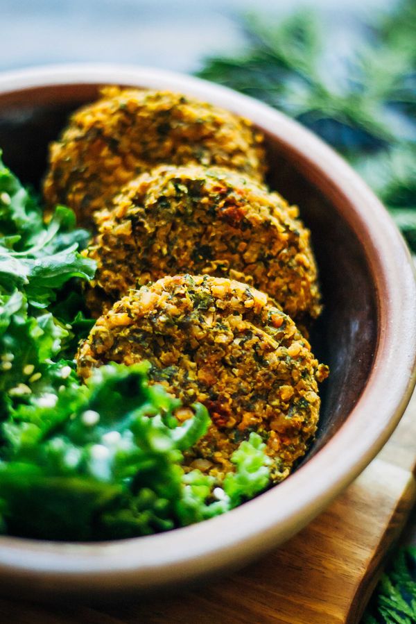 Winter Kale Falafel