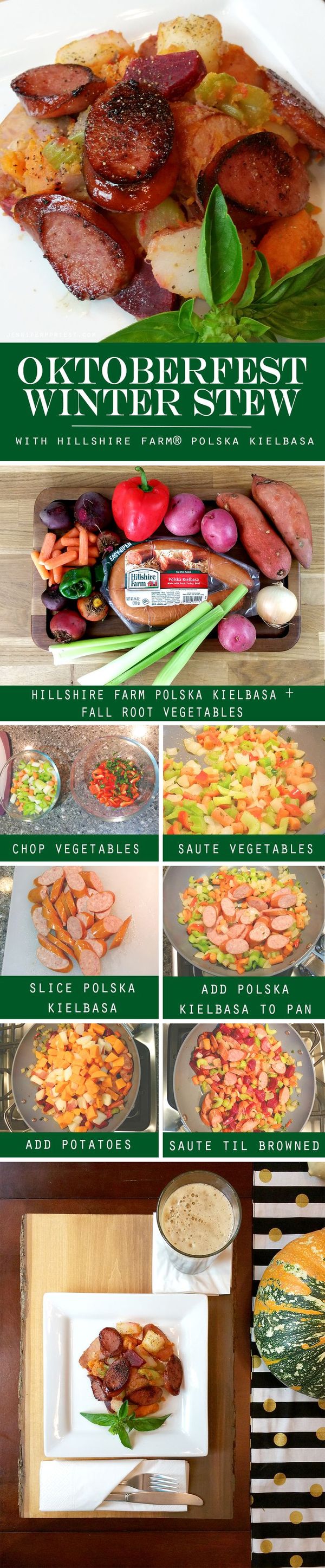 Winter Polska Kielbasa Stew