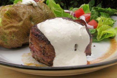 Wrapped Filet Mignon With Horseradish Sauce