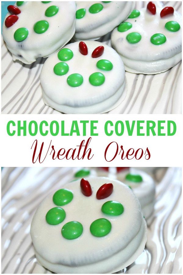 Wreath Chocolate Covered Oreos