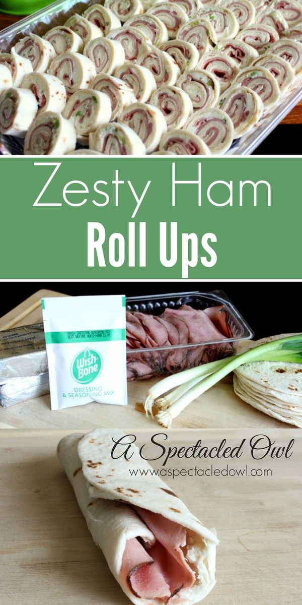 Zesty Ham Roll Ups