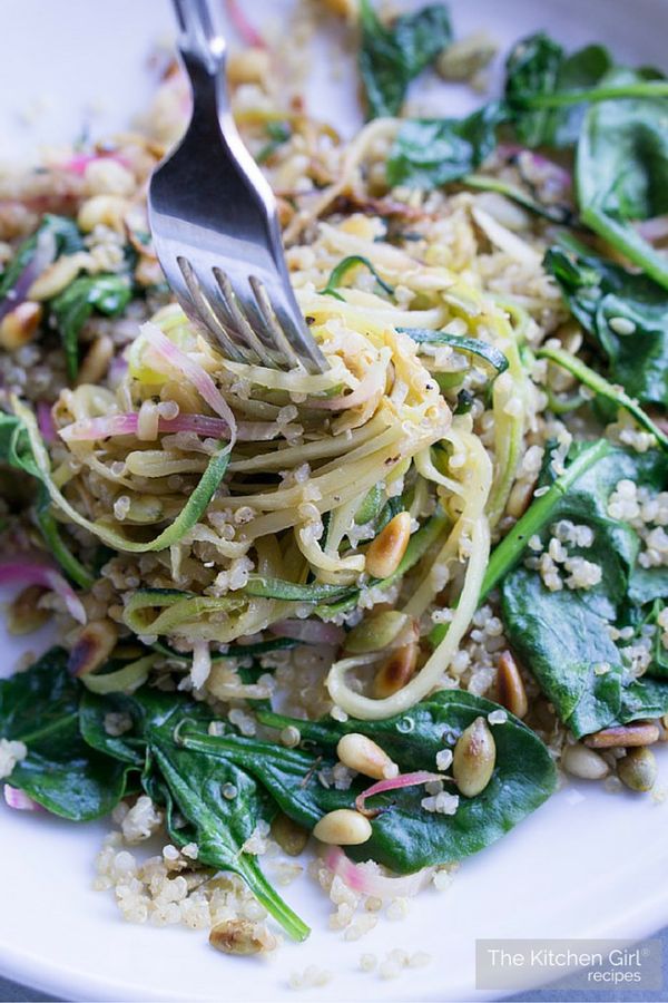 Zoodle Quinoa Power Bowl For Busy People