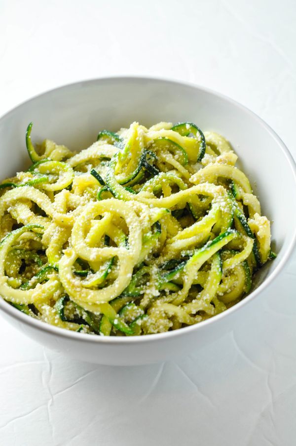 Zoodles with Browned Butter & Mizithra Cheese