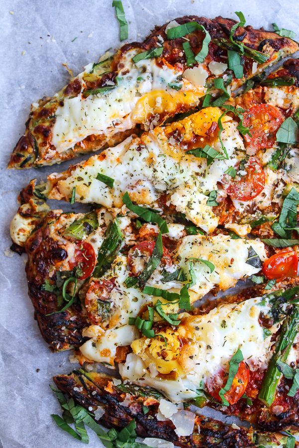 Zucchini Crusted Breakfast Pizza