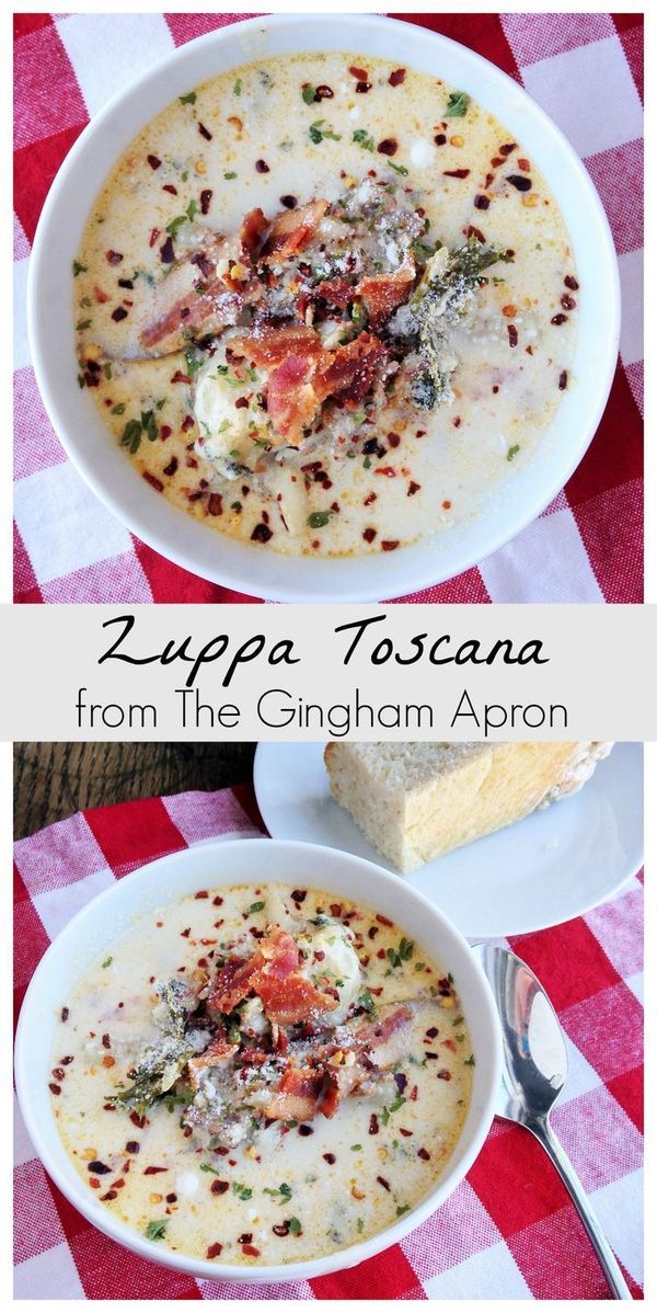 Zuppa Toscana (Spicy Sausage, Potato, and Kale Soup