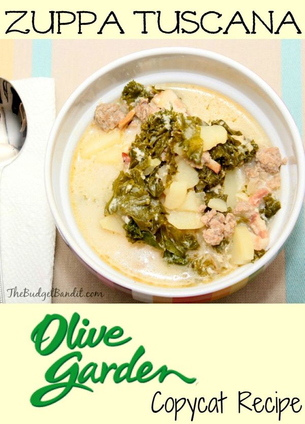 Zuppa Tuscana Soup (Olive Garden CopyCat