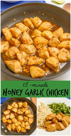 15-minute honey garlic chicken