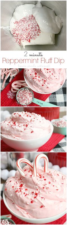 2 Minute Peppermint Fluff Dip