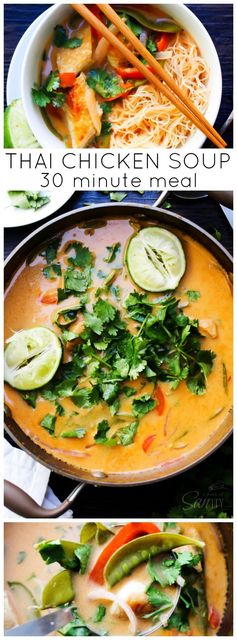 30 Minute Thai Chicken Soup