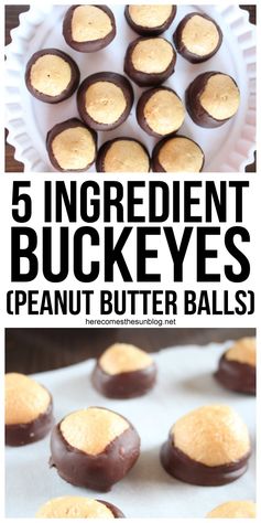 5 Ingredient Peanut Butter Balls