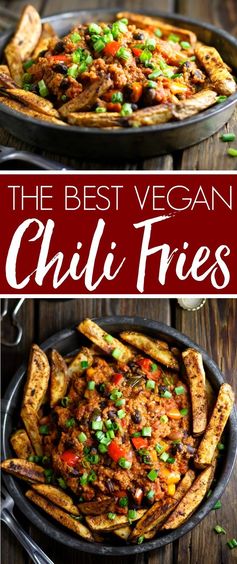 All-American Quinoa Chili Fries