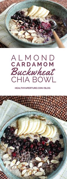 Almond Cardamom Chia Buckwheat Bowl