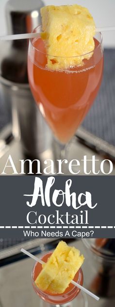 Amaretto Aloha Cocktail