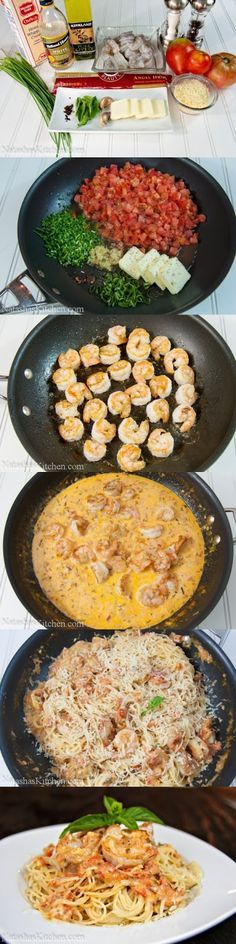 Angel Hair with Lemon Shrimp Scampi