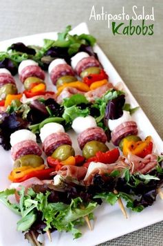 Antipsto Salad Kabobs