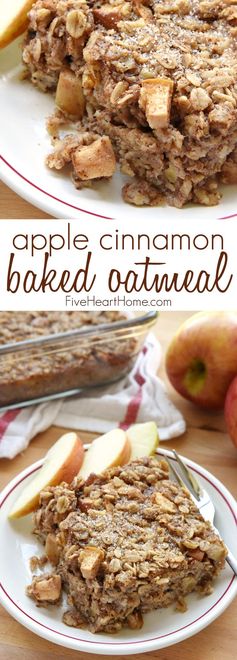 Apple Cinnamon Baked Oatmeal