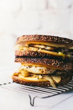 Apple Fennel Fall Fried Egg Sandwich