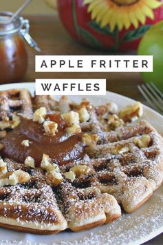 Apple Fritter Waffles