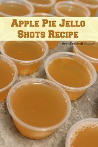 Apple Pie Jello Shots