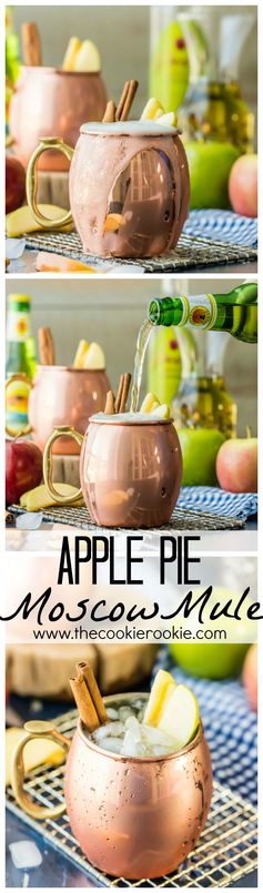 Apple Pie Moscow Mule (Plus Mocktail Version!