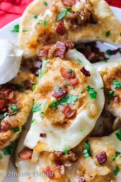 Authentic Polish Pierogi with Potatoes and Cheese