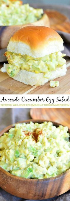 Avocado Cucumber Egg Salad