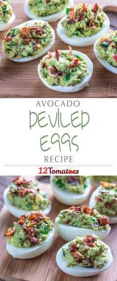 Avocado Deviled Eggs