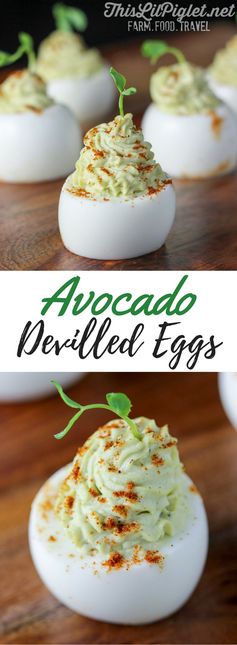 Avocado Devilled Eggs