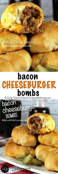 Bacon Cheeseburger Bombs