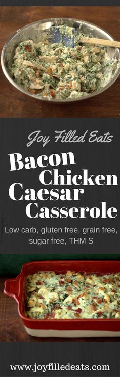 Bacon Chicken Caesar Casserole