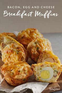 Bacon, Egg and Cheese Breakfast Muffins