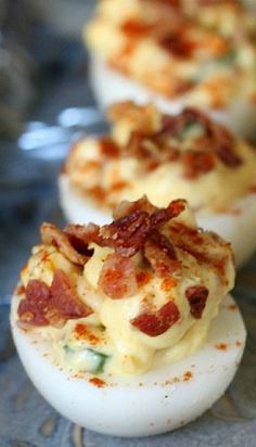 Bacon Jalapeno Deviled Eggs