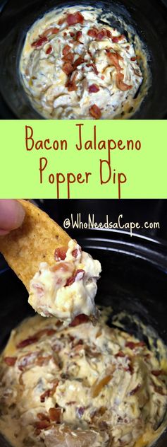 Bacon Jalapeno Popper Dip