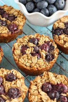 Baked Blueberry Oatmeal Cups