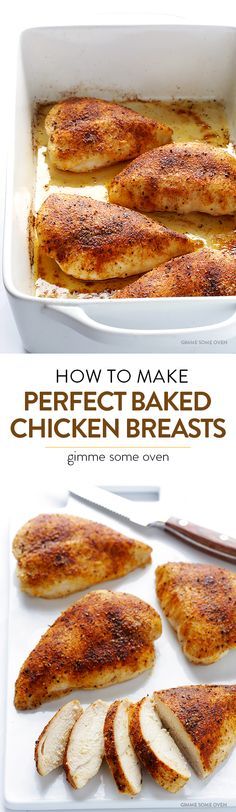 Baked chicken breasts