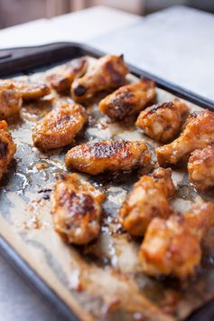 Baked Honey Chicken Mustard Wings