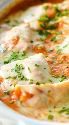 Baked Ravioli with Vodka Sauce