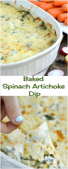 Baked Spinach Artichoke Dip