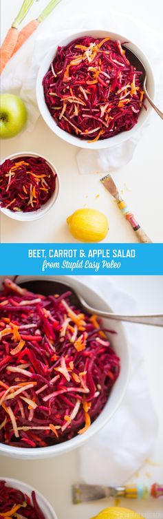 Beet, Carrot & Apple Salad