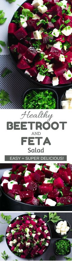 Beetroot and Feta Cheese Salad