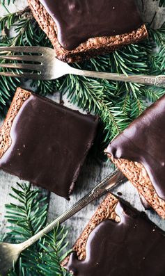 Bittersweet Gingerbread Brownies