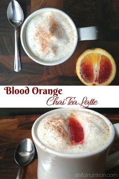 Blood Orange Chai Tea Latte