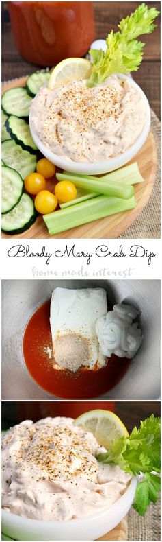 Bloody Mary Crab Dip